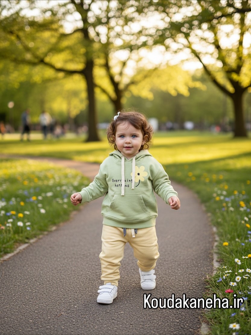 ست هودی شلوار بچگانه برند Baby Gap