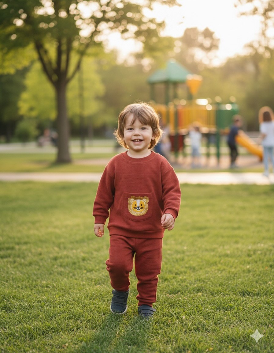 بلوز شلوار آستین بلند بچگانه سایز 35