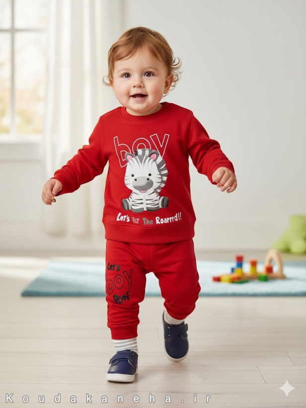 خرید دورس پسرانه قرمز از فروشگاه کودکانه ها