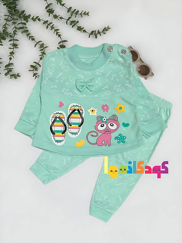 خرید بلوز شلوار نوزادی دخترانه از رشت