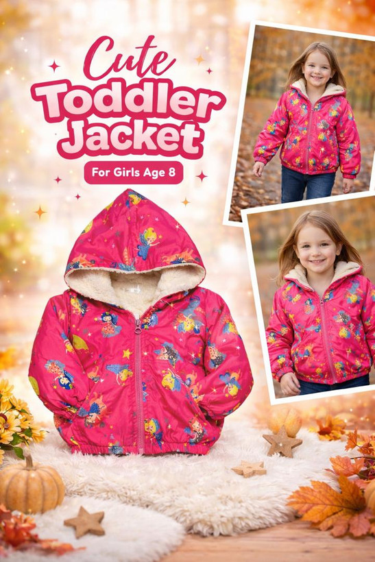 خرید کاپشن دخترانه قسطی از فروشگاه کودکانه ها