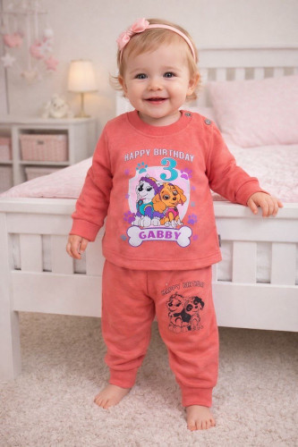 بلوز شلوار دخترانه سگهای نگهبان سایز 30 و 35