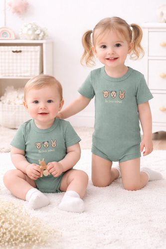 بادی کبریتی سبز نوزادی دخترانه و پسرانه جنس بیسکویتی