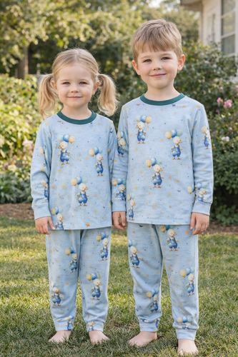 ست لباس راحتی بچگانه طرح جوجه بالندار