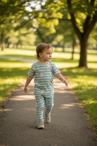 خرید بلوز شلوار کبریتی بچگانه در 4 قسط از فروشگاه کودکانه ها