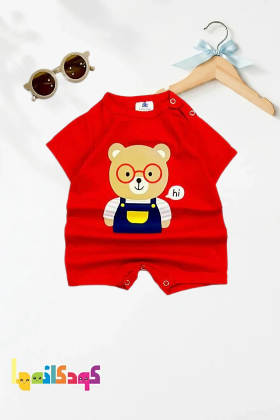 رامپر بیبی گپ نوزادی سبز پنبهای ضد حساسیت مناسب 6 تا 36 ماه فروشگاه کودکانه ها