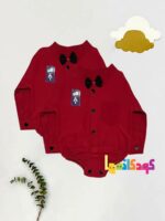 لباس بادی نوزادی یلدایی www.koudakaneha.ir