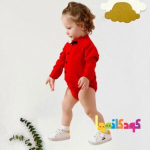 لباس بادی نوزادی یلدایی www.koudakaneha.ir