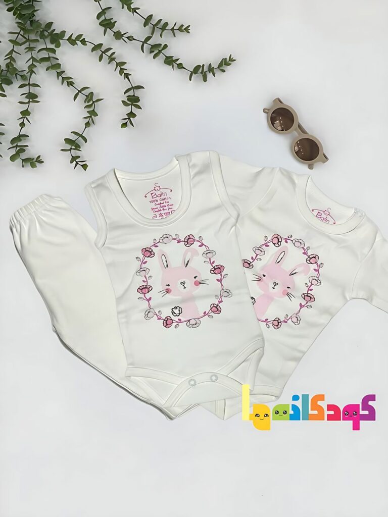 ست بیمارستانی سفید دخترانه فروشگاه کودکانه ها ارسال از رشت www.koudakaneha.ir